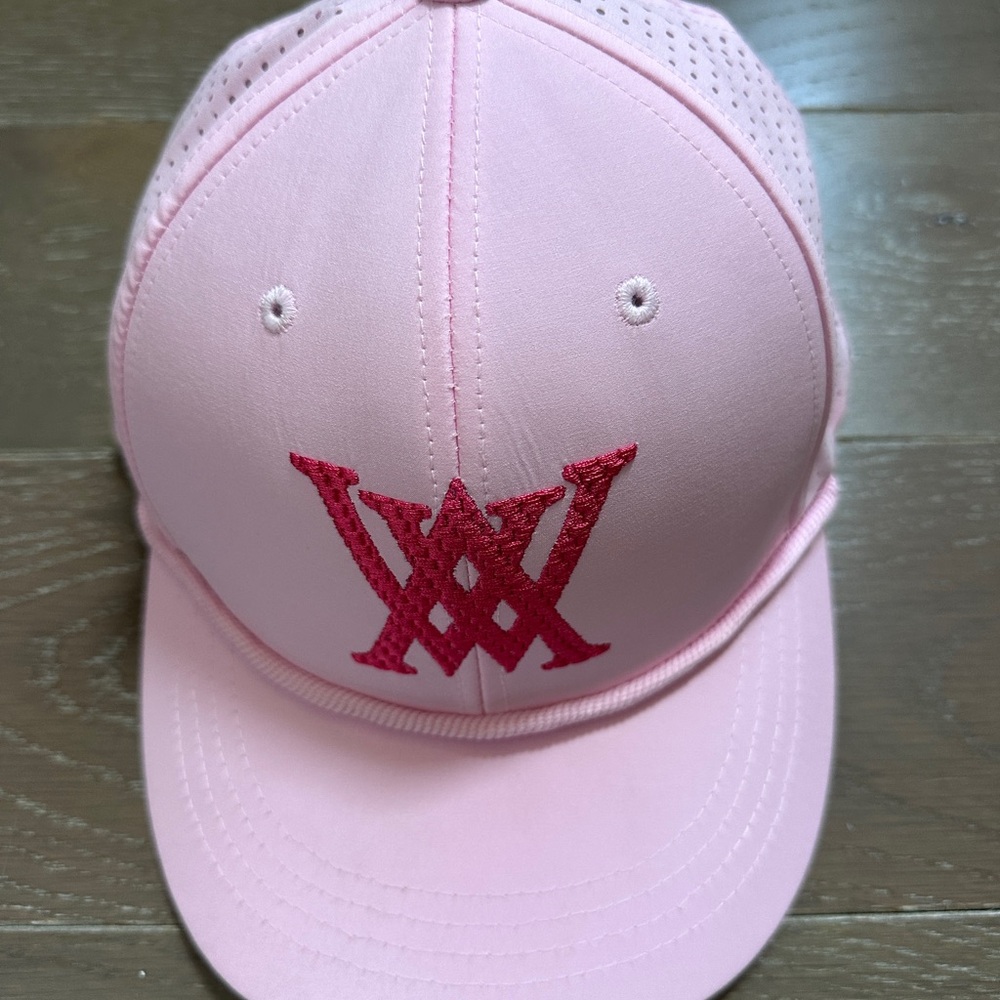 Brand New Anew Women’s Wave Camo Punching Snapback – Pink golf hat